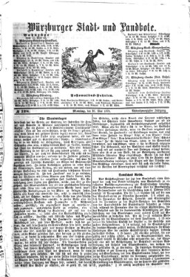 Würzburger Stadt- und Landbote Montag 31. Mai 1875