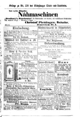 Würzburger Stadt- und Landbote Mittwoch 2. Juni 1875