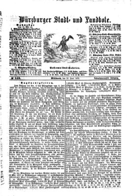 Würzburger Stadt- und Landbote Mittwoch 16. Juni 1875