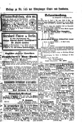 Würzburger Stadt- und Landbote Samstag 19. Juni 1875