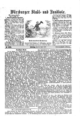 Würzburger Stadt- und Landbote Freitag 25. Juni 1875