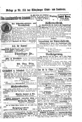 Würzburger Stadt- und Landbote Samstag 26. Juni 1875