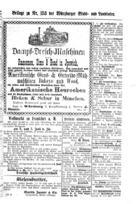 Würzburger Stadt- und Landbote Dienstag 29. Juni 1875