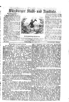 Würzburger Stadt- und Landbote Donnerstag 1. Juli 1875