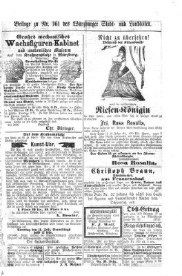 Würzburger Stadt- und Landbote Donnerstag 8. Juli 1875