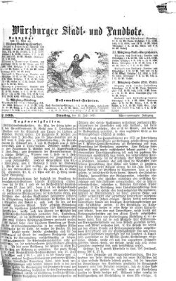 Würzburger Stadt- und Landbote Dienstag 13. Juli 1875