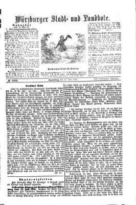 Würzburger Stadt- und Landbote Samstag 17. Juli 1875