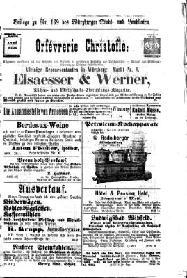 Würzburger Stadt- und Landbote Samstag 17. Juli 1875