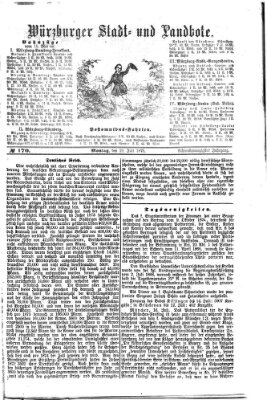 Würzburger Stadt- und Landbote Montag 19. Juli 1875