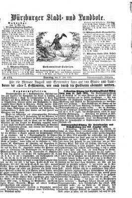 Würzburger Stadt- und Landbote Dienstag 20. Juli 1875