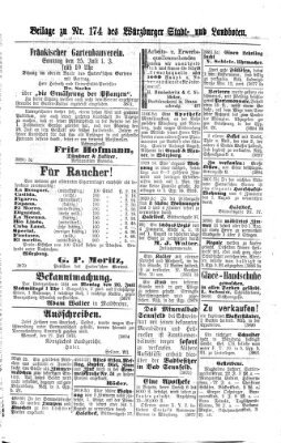 Würzburger Stadt- und Landbote Freitag 23. Juli 1875