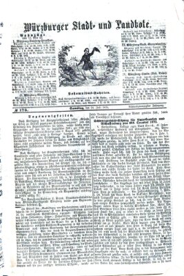 Würzburger Stadt- und Landbote Samstag 24. Juli 1875