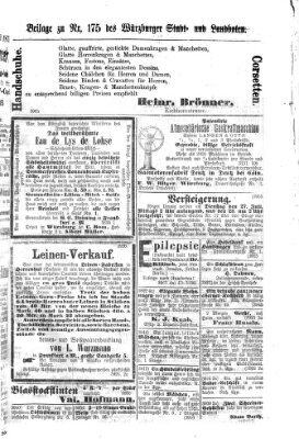 Würzburger Stadt- und Landbote Samstag 24. Juli 1875