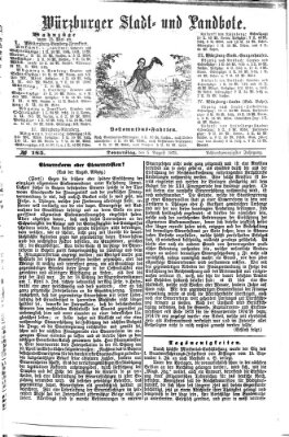 Würzburger Stadt- und Landbote Donnerstag 5. August 1875