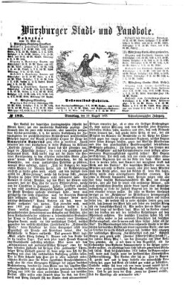 Würzburger Stadt- und Landbote Dienstag 10. August 1875