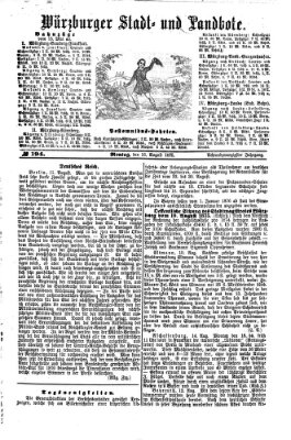 Würzburger Stadt- und Landbote Montag 16. August 1875