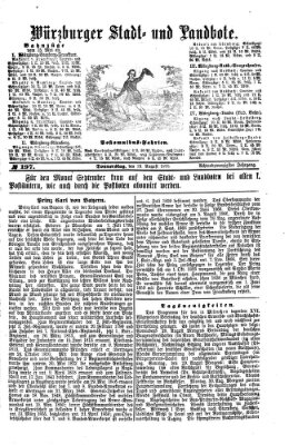 Würzburger Stadt- und Landbote Donnerstag 19. August 1875