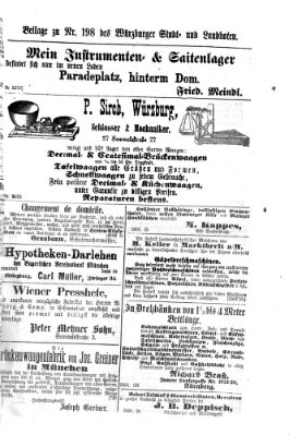 Würzburger Stadt- und Landbote Freitag 20. August 1875