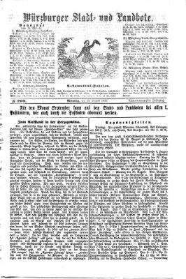 Würzburger Stadt- und Landbote Montag 23. August 1875