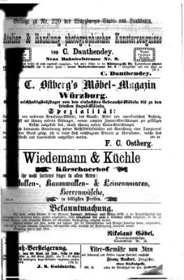 Würzburger Stadt- und Landbote Mittwoch 15. September 1875