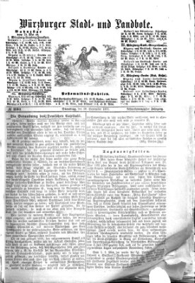 Würzburger Stadt- und Landbote Dienstag 28. September 1875