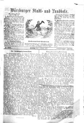 Würzburger Stadt- und Landbote Freitag 1. Oktober 1875