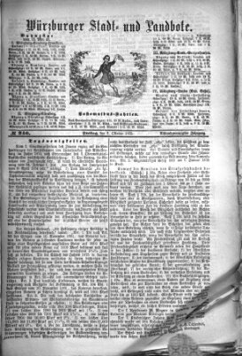 Würzburger Stadt- und Landbote Freitag 8. Oktober 1875