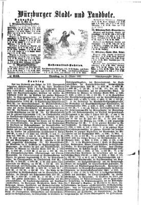 Würzburger Stadt- und Landbote Dienstag 12. Oktober 1875