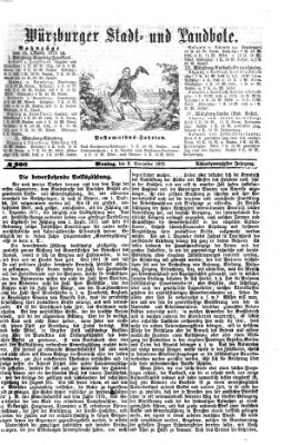 Würzburger Stadt- und Landbote Montag 8. November 1875