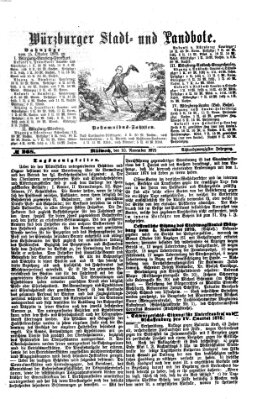 Würzburger Stadt- und Landbote Mittwoch 10. November 1875