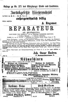 Würzburger Stadt- und Landbote Samstag 13. November 1875