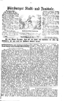 Würzburger Stadt- und Landbote Donnerstag 25. November 1875