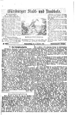 Würzburger Stadt- und Landbote Donnerstag 2. Dezember 1875