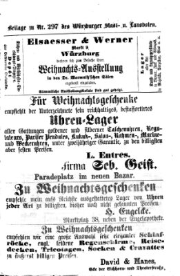 Würzburger Stadt- und Landbote Dienstag 14. Dezember 1875