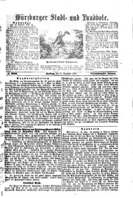 Würzburger Stadt- und Landbote Freitag 17. Dezember 1875