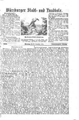 Würzburger Stadt- und Landbote Montag 20. Dezember 1875