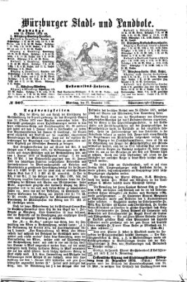 Würzburger Stadt- und Landbote Montag 27. Dezember 1875