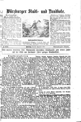 Würzburger Stadt- und Landbote Freitag 31. Dezember 1875