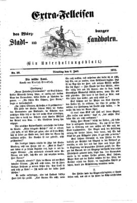 Extra-Felleisen (Würzburger Stadt- und Landbote) Dienstag 6. Juli 1875