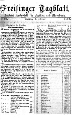 Freisinger Tagblatt (Freisinger Wochenblatt) Samstag 6. Februar 1875