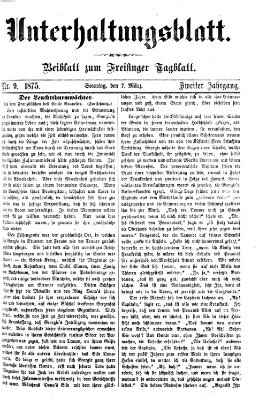 Freisinger Tagblatt (Freisinger Wochenblatt) Sonntag 7. März 1875