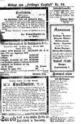 Freisinger Tagblatt (Freisinger Wochenblatt) Freitag 19. März 1875