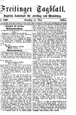 Freisinger Tagblatt (Freisinger Wochenblatt) Samstag 15. Mai 1875