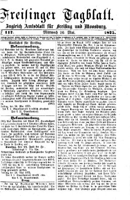 Freisinger Tagblatt (Freisinger Wochenblatt) Mittwoch 26. Mai 1875