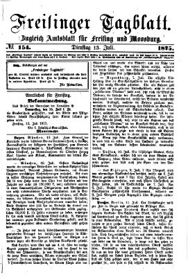 Freisinger Tagblatt (Freisinger Wochenblatt) Dienstag 13. Juli 1875