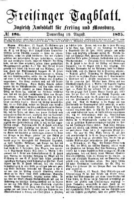 Freisinger Tagblatt (Freisinger Wochenblatt) Donnerstag 19. August 1875