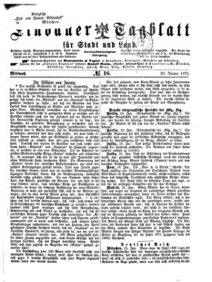 Lindauer Tagblatt für Stadt und Land Mittwoch 20. Januar 1875