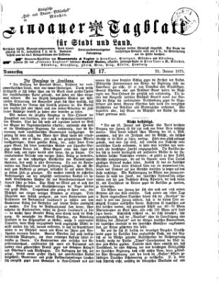 Lindauer Tagblatt für Stadt und Land Donnerstag 21. Januar 1875