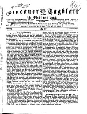 Lindauer Tagblatt für Stadt und Land Samstag 30. Januar 1875