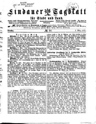 Lindauer Tagblatt für Stadt und Land Dienstag 2. März 1875